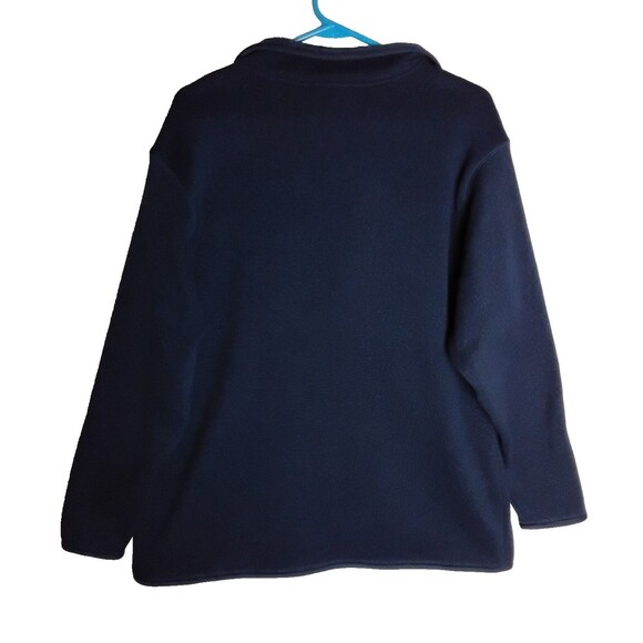 Tri-Mountain Woman's Blue Quarter Zip Fleece Pullover  Size 2XL Sweatshirt - Picture 4 of 5
